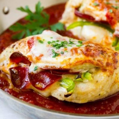 Pizza Stuffed Chicken