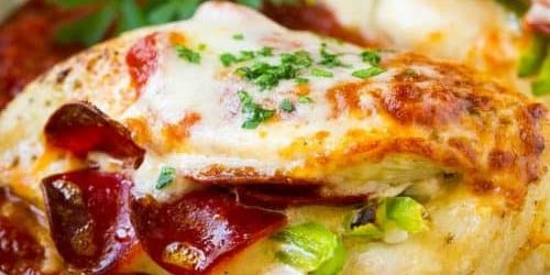 Pizza Stuffed Chicken